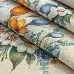 Bieżnik wielkanocny 45x140 67 gobelinowy naturalny żółty pisanki - 3