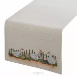 Bieżnik wielkanocny 40x100 4097 gobelinowy naturalny zielony gąski - 3