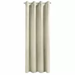 Zasłona gotowa na przelotkach 140x250 ROSA welwetowa kremowa Design 91 - 6