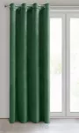 Zasłona na przelotkach 215x250 MELANIE welwetowa ciemna zieleń o aksamitnej strukturze - 5