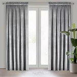 Zasłona na taśmie 135x300 ROSA welwetowa srebrna Design 91 - 9