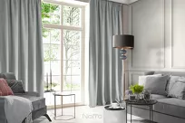 Zasłona na taśmie 135x300 ROSA welwetowa srebrna Design 91 - 8