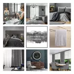 Zasłona na taśmie 135x300 ROSA welwetowa srebrna Design 91 - 15