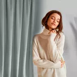 Zasłona na taśmie 135x300 ROSA welwetowa srebrna Design 91 - 9