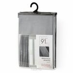 Zasłona na taśmie 135x300 ROSA welwetowa srebrna Design 91 - 18