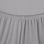 Prześcieradło z bawełny jersey 3 z gumką srebrne 160x200 - 2