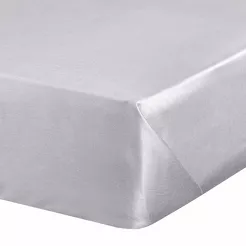 Prześcieradło z bawełny jersey 3 z gumką srebrne 160x200