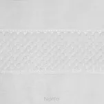 Dywanik bawełniany 60x90 JESSI biały w pasy z delikatnym tłoczeniem - 3