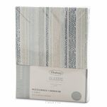 Prześcieradło z bawełny renforce z gumką PRINT 3 w pasy 180x200 z kolekcji Classic - 7