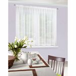 Firana na taśmie 350x150 LUCY biała z gładkiego woalu - 10