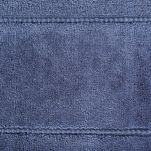 Ręcznik 50x90 MARI granatowy z welurową bordiurą w pasy 500 g/m2 - 2