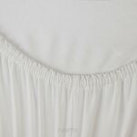 Prześcieradło z bawełny jersey 3 z gumką kremowe 90x200 - 6