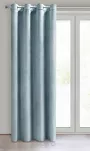 Zasłona na przelotkach 140x250 MELANIE welwetowa morska o aksamitnej strukturze - 5