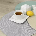 Podkładka dekoracyjna 30x45 JUDY 2 stalowa owalna pleciona - 3