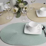 Podkładka dekoracyjna 30x45 JUDY 2 stalowa owalna pleciona - 2