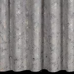 Zasłona na taśmie 135x270 TULIA welwetowa stalowa z szampańskim wzorem wyrazistych liści - 6