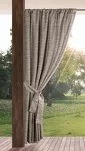 Zasłona na taras 155x200 GARDEN 10 brązowa w tunelu wodoodporna z melanżowym wzorem - 8