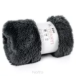 Koc na fotel futrzany 70x160 TIFANY 1 stalowy jednokolorowy puszysty z kolekcji Design 91 - 6