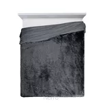 Koc na fotel futrzany 70x160 TIFANY 1 stalowy jednokolorowy puszysty z kolekcji Design 91 - 8