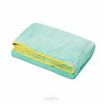 Ręcznik plażowy 80x160 IGA szybkoschnący jasny turkus z mikrofibry 380 g/m2 - 5
