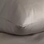 Pościel satynowa 220x200 DINA jednokolorowa gładka kawowa z kolekcji Diva Line - 3