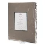 Pościel satynowa 220x200 DINA jednokolorowa gładka kawowa z kolekcji Diva Line - 5