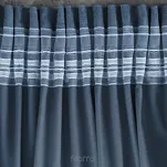 Zasłona na taśmie 140x270 ROSA welwetowa granatowa Design 91 - 10