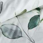 Pościel z mikrowłókna 140x200 VERANO 10 biała oliwkowa wzór kwiatowy Design 91 - 4