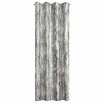 Zasłona na przelotkach 140x250 MALIA welwetowa stalowa z metalicznym nadrukiem - 7