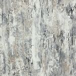 Zasłona na przelotkach 140x250 MALIA welwetowa stalowa z metalicznym nadrukiem - 2