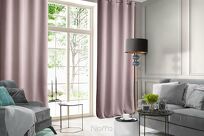 Zasłona na taśmie 140x270 ROSA welwetowa pudrowa Design 91 - 11