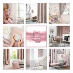 Zasłona na taśmie 140x270 ROSA welwetowa pudrowa Design 91 - 14