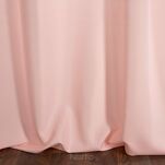Zasłona na przelotkach 140x250 RITA jednokolorowa pudrowa z miękkiej tkaniny - 5