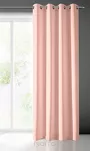 Zasłona na przelotkach 140x250 RITA jednokolorowa pudrowa z miękkiej tkaniny - 8