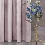 Zasłona  na przelotkach 140x250 ROSA welwetowa pudrowa Design 91 - 7