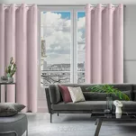 Zasłona gotowa na przelotkach 140x250 ROSA welwetowa pudrowa Design 91 - 8