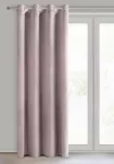 Zasłona na przelotkach 140x250 ROSA welwetowa pudrowa Design 91 - 2