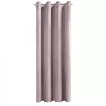 Zasłona na przelotkach 140x250 ROSA welwetowa pudrowa Design 91 - 3