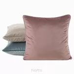 Poszewka welwetowa 45x45 GAJA 2 jednokolorowa srebrna obszyta lamówką - 5
