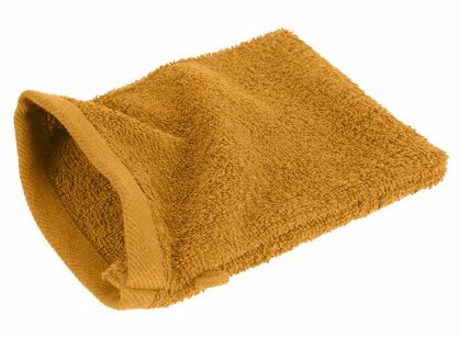 Rękawica bawełniana 16x21 GŁADKA 2 jednokolorowa musztardowa