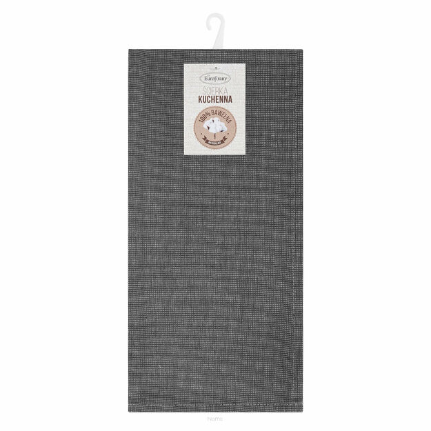 Komplet ścierek kuchennych 2x50x70 KARIN stalowe w pasy z bawełny
