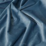 Zasłona na przelotkach 140x250 VILLA welwetowa granatowa o aksamitnej strukturze - 8