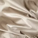 Zasłona na przelotkach 140x250 DANI welwetowa beżowa jednokolorowa zdobiona w dolnej części falbanami - 7