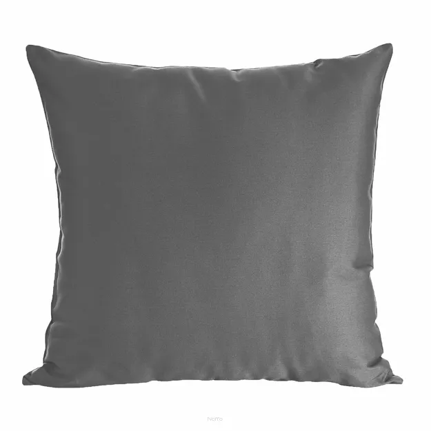 Poszewka satynowa jednokolorowa 40x40 NOVA 1 stalowa