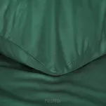 Pościel satynowa 140x200 NOVA 3 jednokolorowa gładka ciemna zieleń - 7