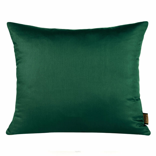 Poszewka satynowa 50x70 NOVA 1 ciemna zieleń