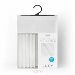 Firana gotowa na przelotkach 200x250 LUCY biała z gładkiego woalu - 7