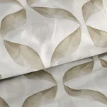 Pościel satynowa 160x200 SPRING 103 jasny beż z motywem geometrycznym z kolekcji Classic - 3