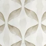 Pościel satynowa 160x200 SPRING 103 jasny beż z motywem geometrycznym z kolekcji Classic - 3