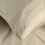 Pościel z makosatyny 140x200 ELEGANT 1D Eva Minge beżowy z ozdobną kantą i haftem - 6